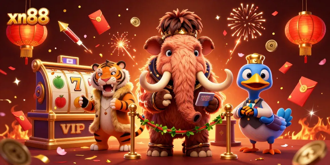 Engage with xn88's vibrant casino experience featuring unique characters and captivating game elements.