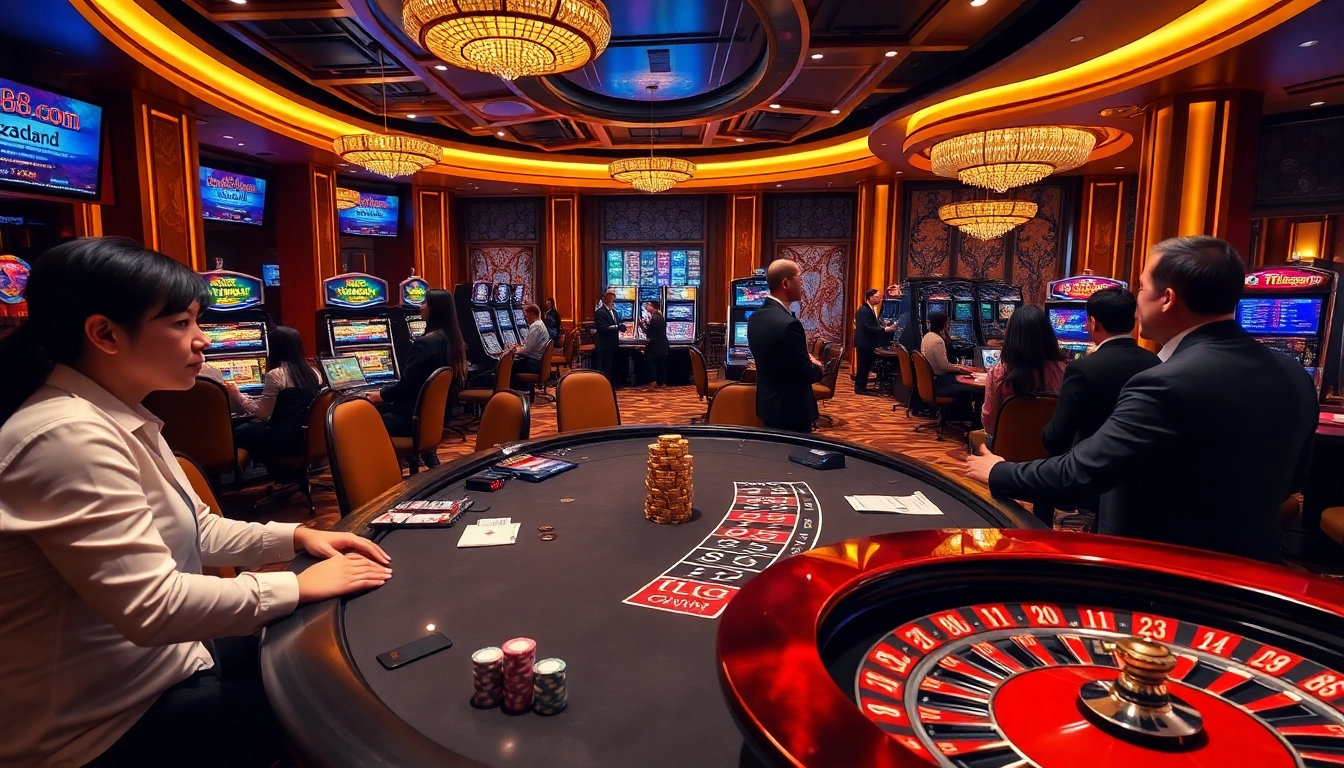 Experience the thrill of gambling with tg88 com as players engage in lively casino games.