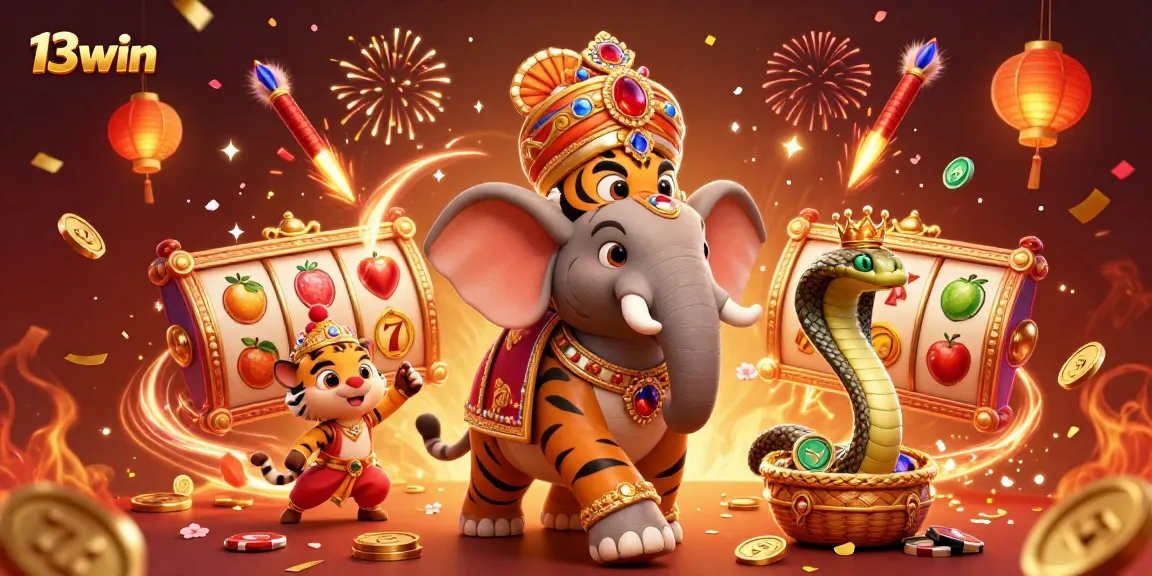 Experience the thrilling action of 13win with vibrant slots and dynamic casino elements.