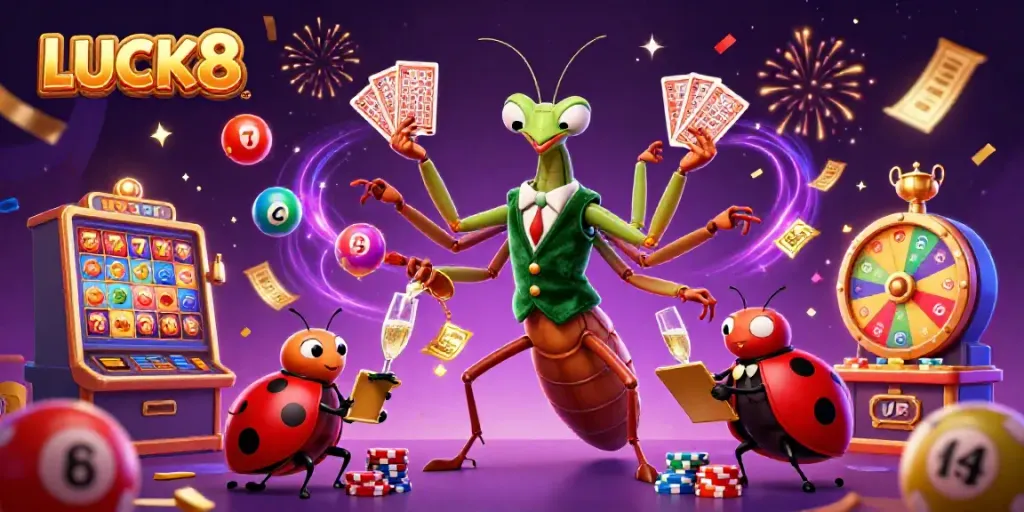 Join the excitement at LUCK8 with thrilling slots and jackpot action in a festive celebration.