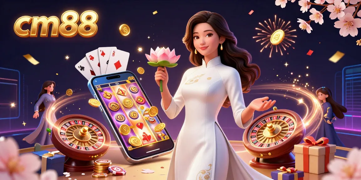 Experience the excitement of cm88 with vibrant gameplay, golden coins, and captivating graphics.