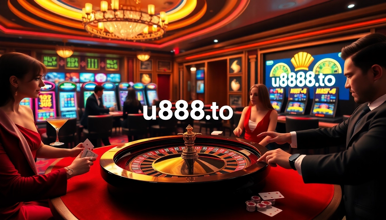 Experience the thrill of winning at u888u.to with vibrant casino games and engaging players.