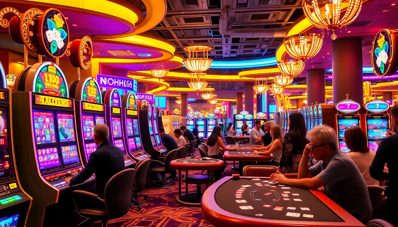 Players enjoying vibrant casino games at NOHU666 for an unforgettable gambling experience.