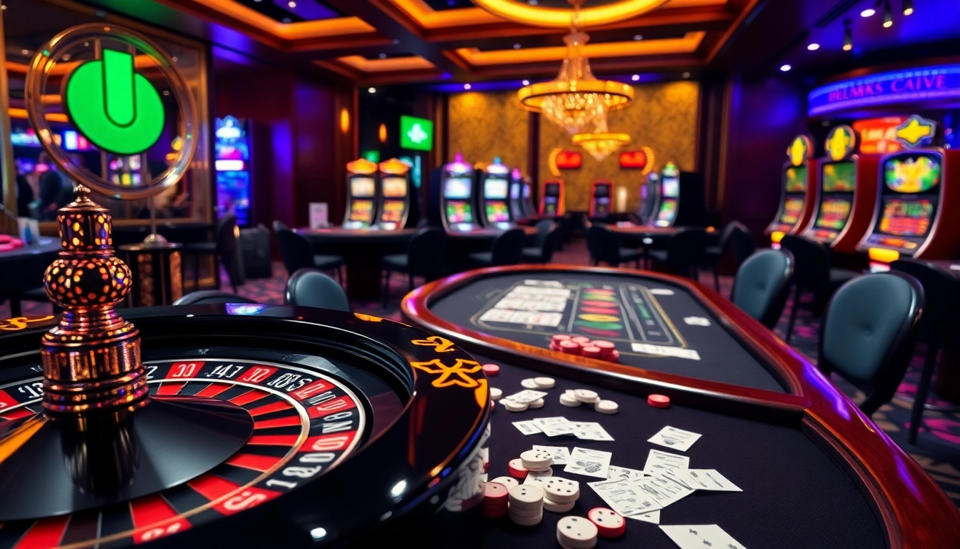 Experience the thrill of live gambling at https://luck8s.live/ with an exciting casino scene featuring roulette, poker, and slots.