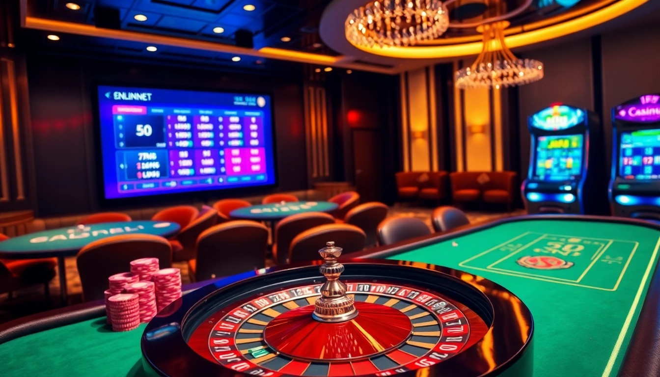 Experience the thrills of gambling at trang chủ 888VND with vibrant casino tables and engaging online betting interfaces.