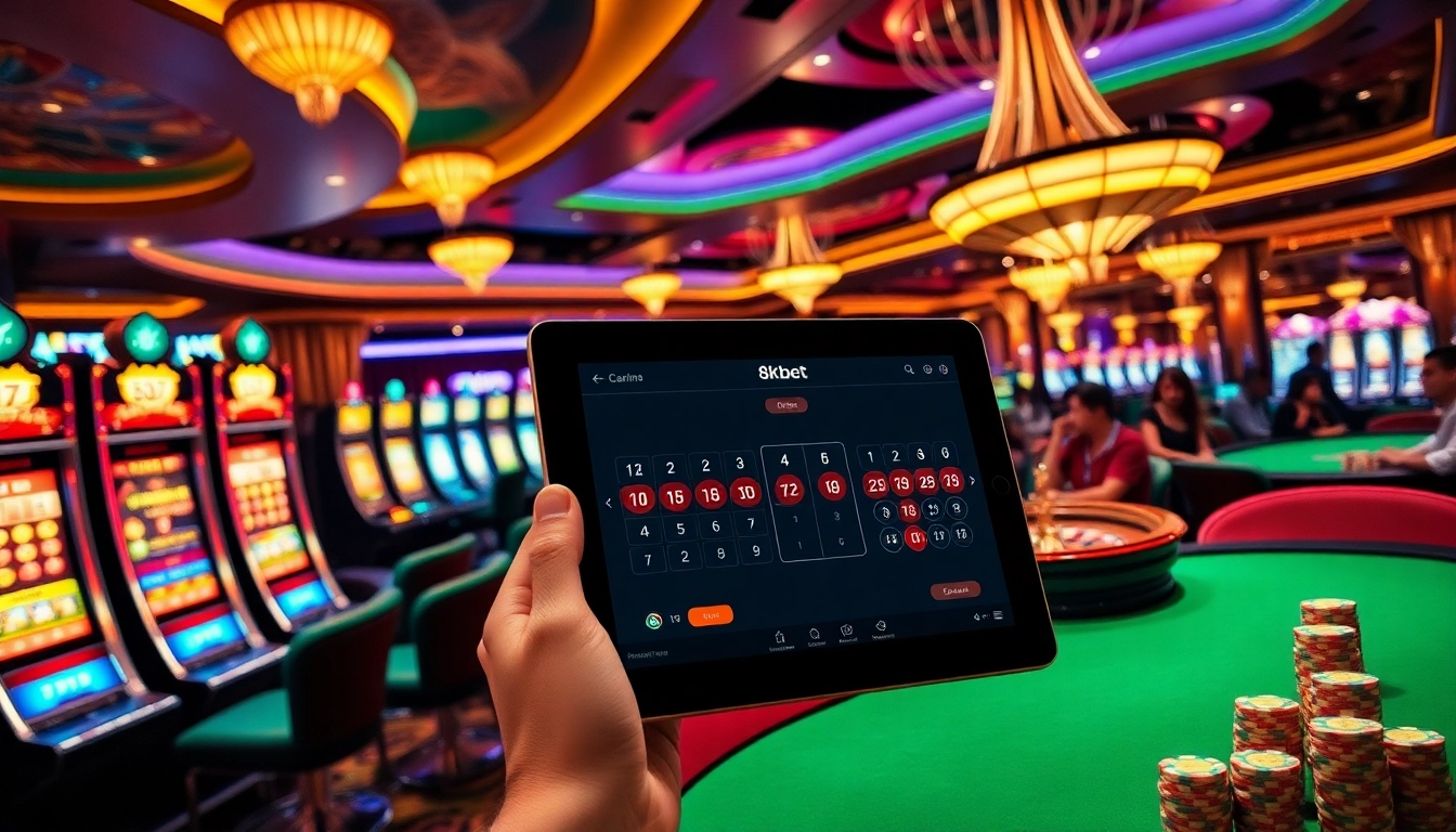 Experience the thrill of gambling at 8kbet with vibrant gaming visuals and interactive interfaces.