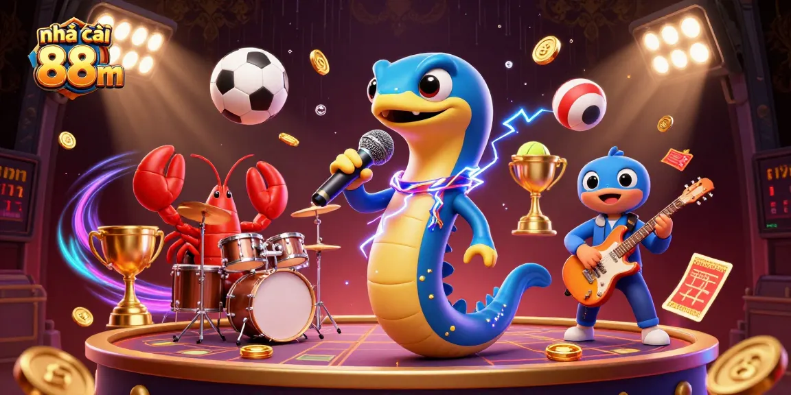 Engage in thrilling moments at nhà cái 88m with lively casino characters and dynamic sports betting elements.