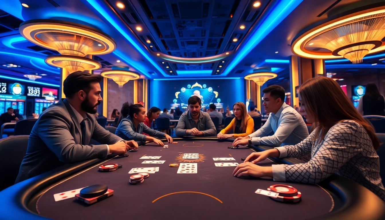 Exciting poker gameplay interface at new88go.com | Experience immersive online gaming.