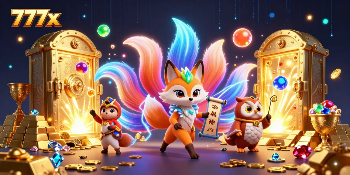 Experience exciting games at 777x featuring radiant characters and countless treasures.
