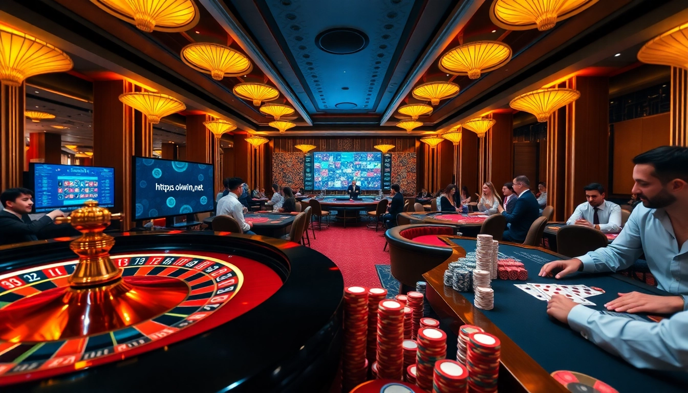 Experience thrills at https://okwin68.net/ with luxurious casino vibes featuring a roulette wheel and poker chips.