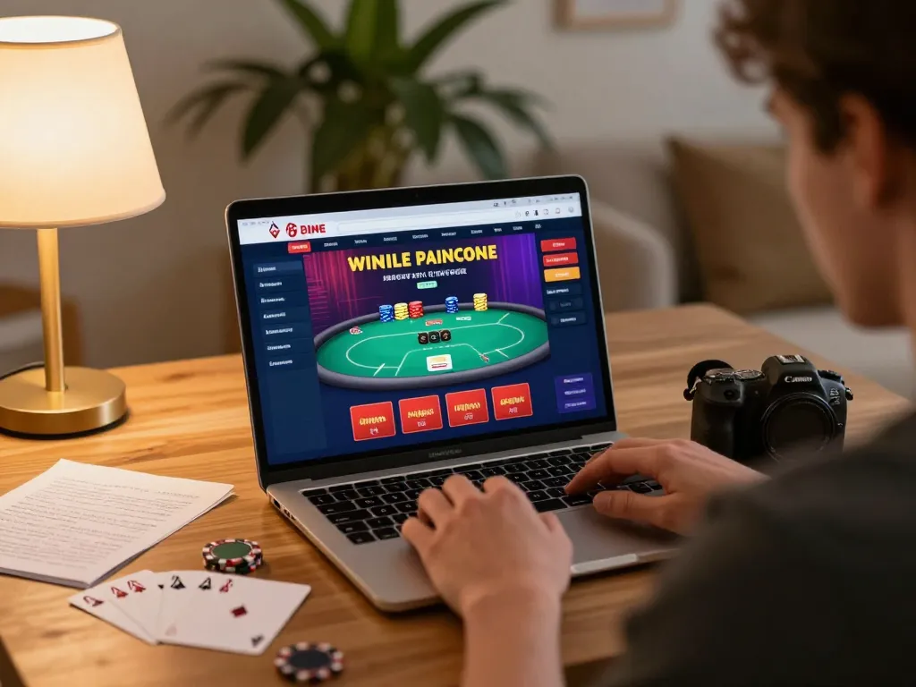 Engaging poker gameplay on link gk88 in a cozy home setting, highlighting strategic decisions.
