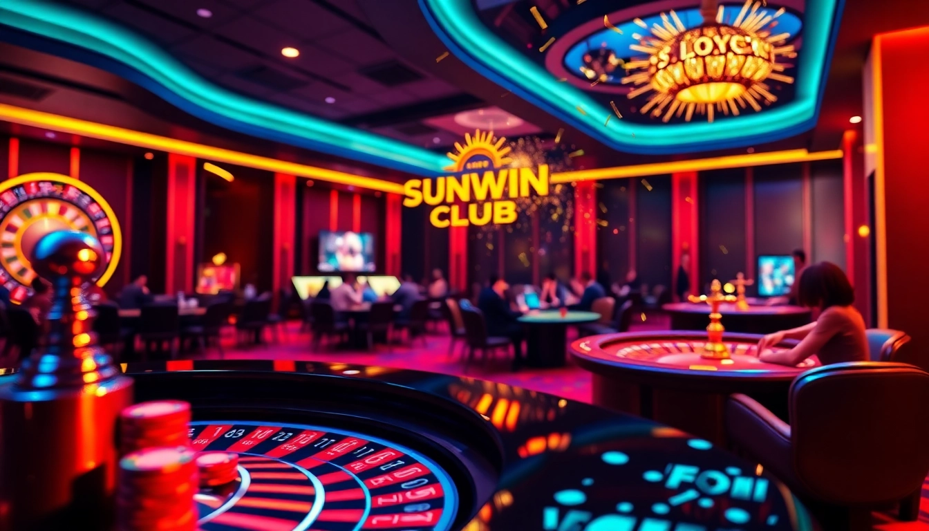 Engage in thrilling games with the sunwin club at a high-end online casino.