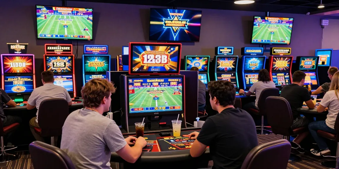 Welcome to 123B, showcasing lively players in an engaging online gaming lounge environment.
