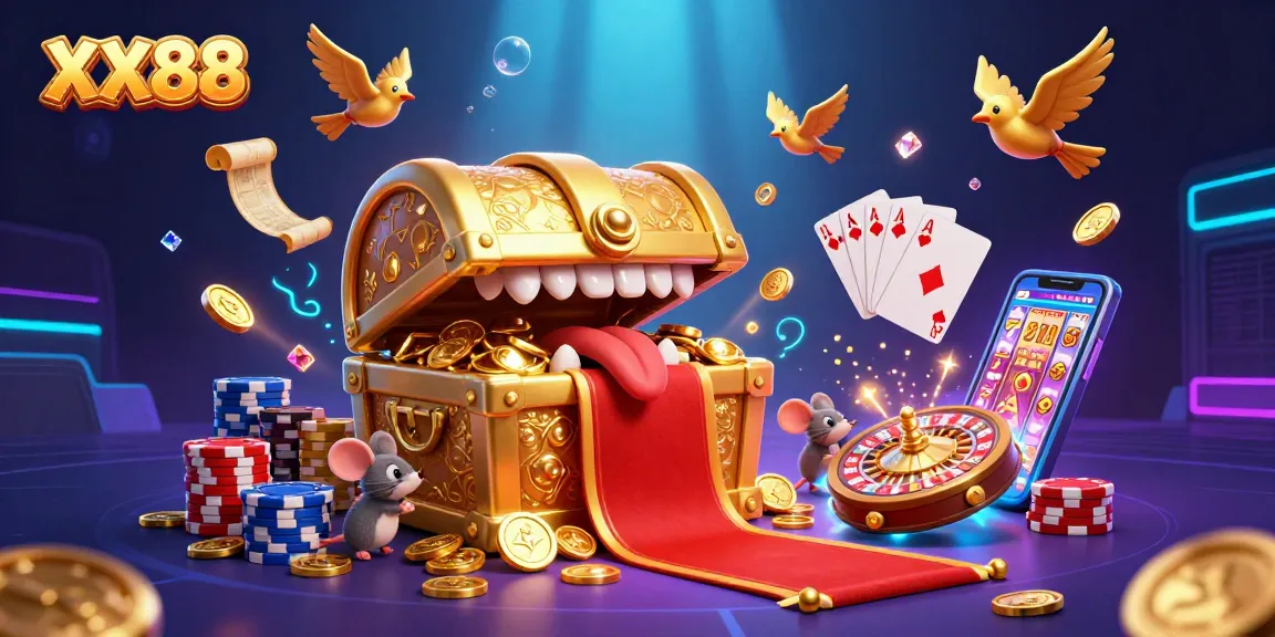 Generate winning strategies with XX88 featuring golden treasures and casino excitement.