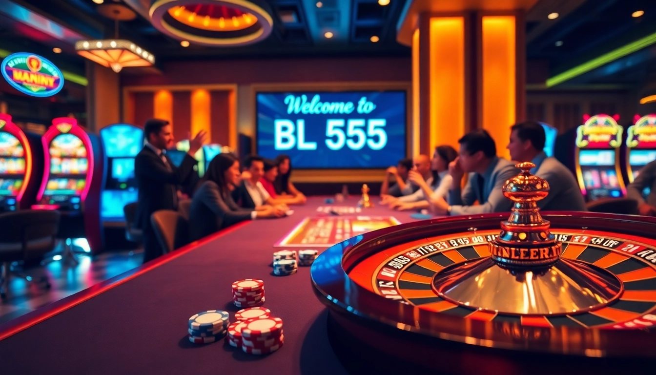 Experience the excitement of gambling at BL555 with high-stakes poker and luxury casino settings.