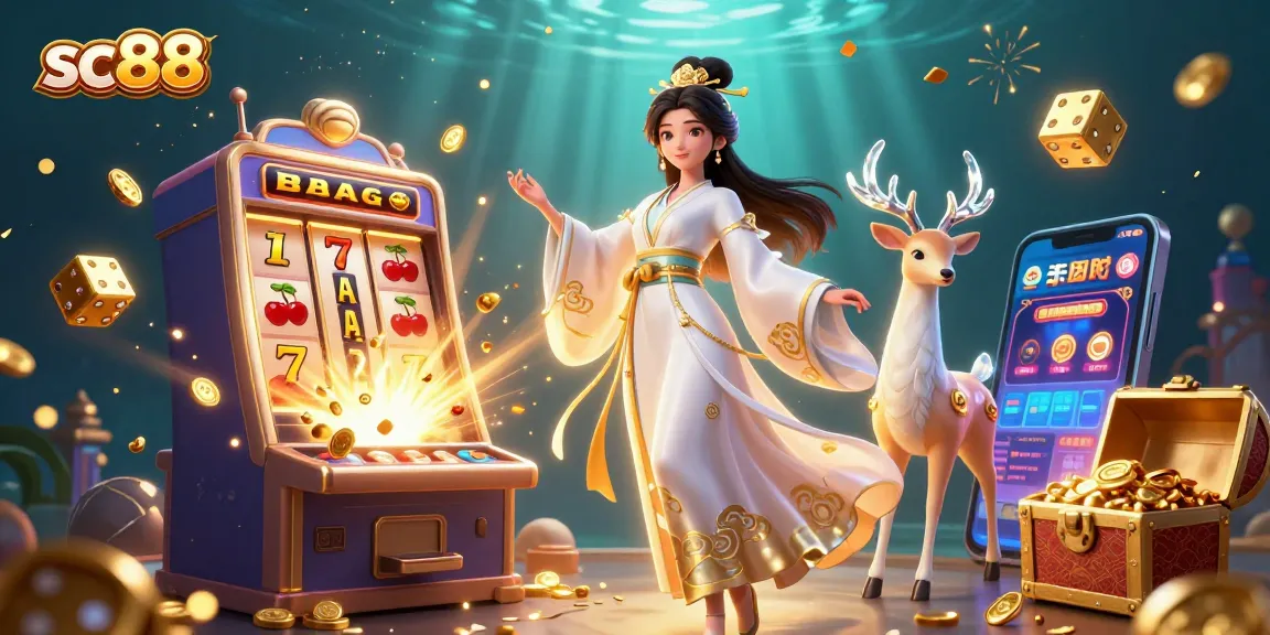 Experience the excitement at SC88 with vibrant jackpot action, alluring characters, and a thrilling casino atmosphere.